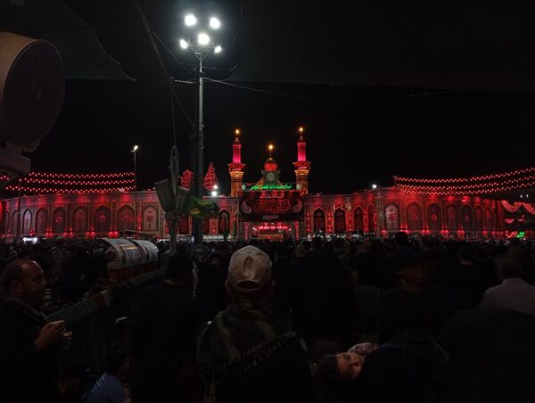 حرکت کاروان پیاده شهدای شهرستان خانمیرزا در اربعین حسینی