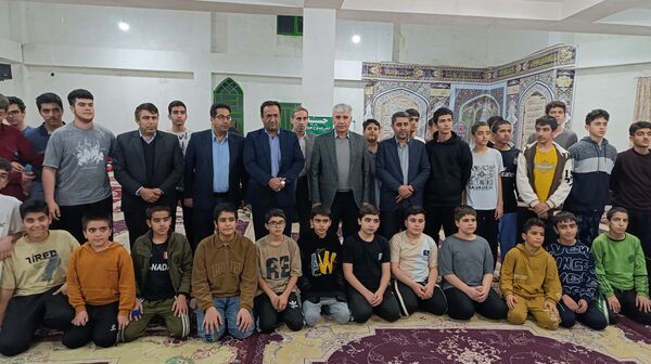  حضور مسئولان آموزش و پرورش در جمع معتکفین دانش‌آموز یاسوج