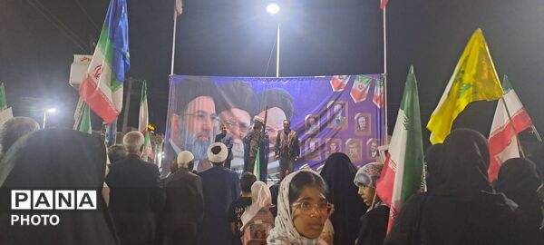 حضور پرشور مردم منطقه رودخانه در آیین گرامیداشت چهلمین روز شهادت