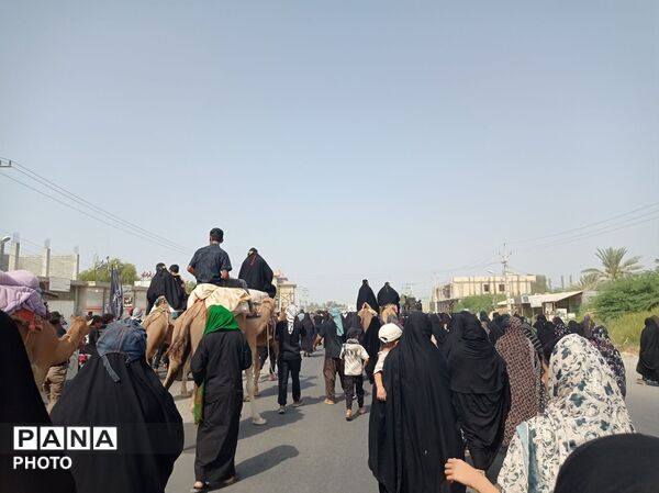 شکوه ارادت نسل نو در همایش پیاده‌روی «جاماندگان اربعین» روستای کنارترش