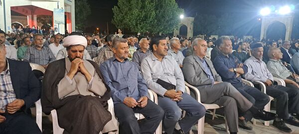 مراسم نخستین سالگرد شهدای خدمت در گلزار شهدای گمنام نیشابور 