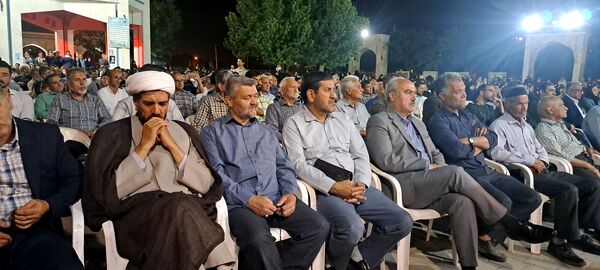 مراسم نخستین سالگرد شهدای خدمت در گلزار شهدای گمنام نیشابور 