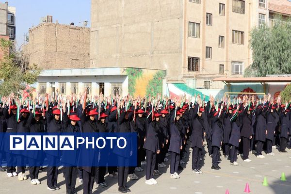 هفته تربیت‌بدنی با شور و انرژی در دبیرستان شاهد مرضیه 