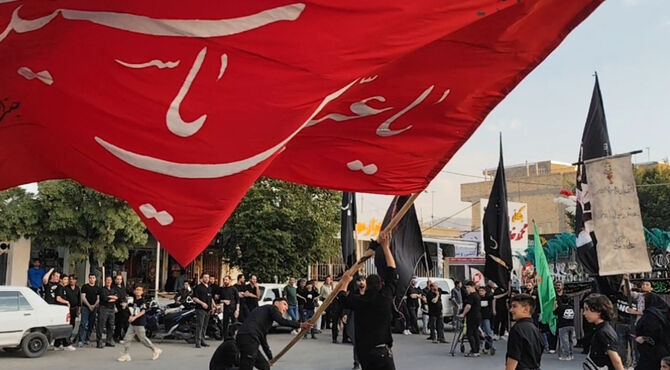 سوگواری محرم در هیئت جنت‌آباد