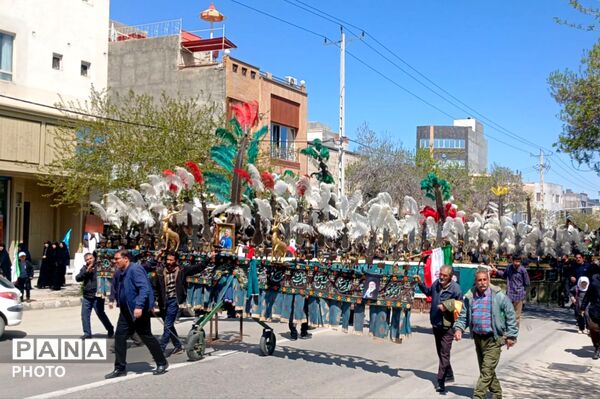 مراسم بزرگداشت چهلمین روز شهادت قائد امت در بجنورد