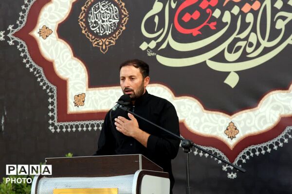 عزاداری هیأت روستای تل آباد در زیارتگاه شهید مدرس 