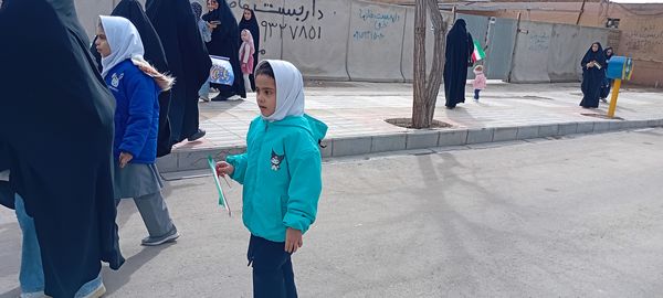 حضور پر شور کودکان و نوجوانان خلیل آبادی در راهپیمایی ۲۲ بهمن