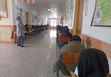 برگزاری آزمون طرح ملی سنجش دستاوردهای یادگیری در سربیشه 