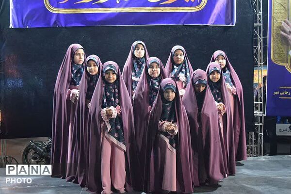 جشن میلاد امام رضا (ع) در پنجاه و نهمین شب از تجمعات مردم رجایی شهر کرج