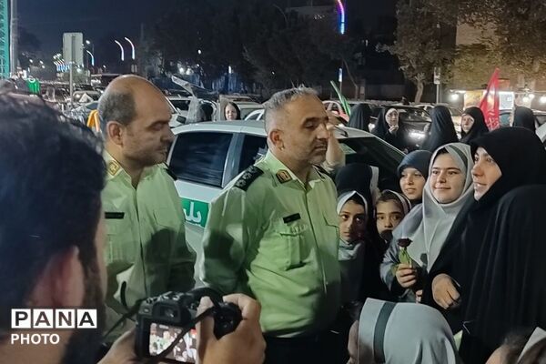 تقدیر از زحمات نیروهای خدوم انتظامی در میدان شهرری 