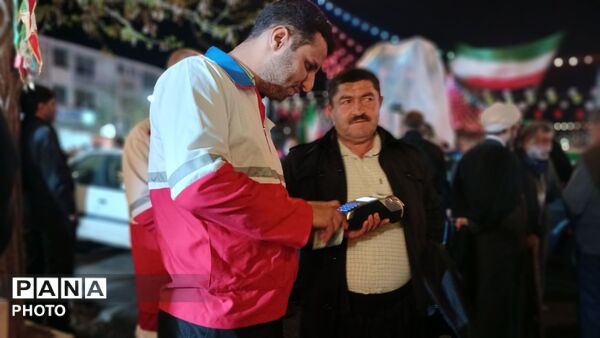 حضور فعال هلال‌احمر در قلب تجمعات شهرستان فارسان
