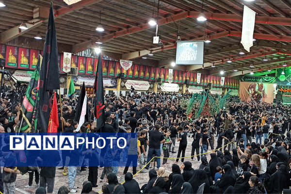 آباده در تاسوعای حسینی غرق در ماتم و عزا 