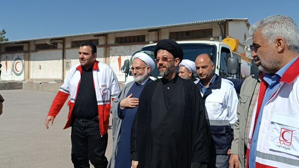 افتتاحیه طرح خدمت رسانی هلال احمر به زائران در ایام پایانی صفر 