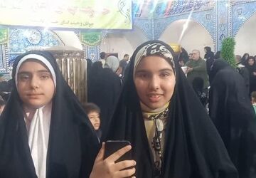 برگزاری جشن نیمه شعبان در حسینیه کاظمیه شهرستان زارچ
