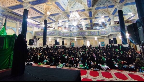 شیرخوارگان حسینی در مسجد جامع امام محمدباقر (ع)
