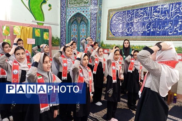 جشن نیمه شعبان در دبستان شهید آقچه‌‍‌لو رباط‌کریم