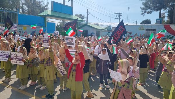 اعلام انزجار دانش‌آموزان ملاردی از رژیم کودک‌کش و جنایتکار صهیونیستی و حمایت از جبهه مقاومت