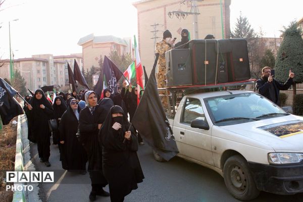 اجتماع خونخواهان و منتقمین شهادت حضرت آیت الله الامام شهید سید علی خامنه ای در پردیس
