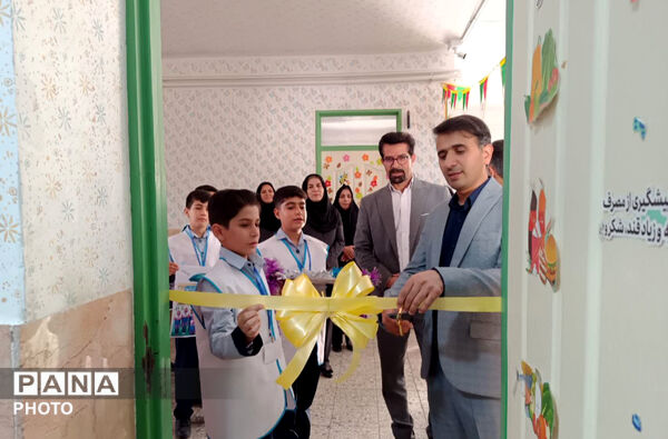 افتتاح اتاق بهداشت در مدرسه جیحون شهرستان خاتم