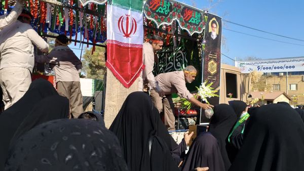  بدرقه باشکوه شهید خوشنام دفاع مقدس در سرخس