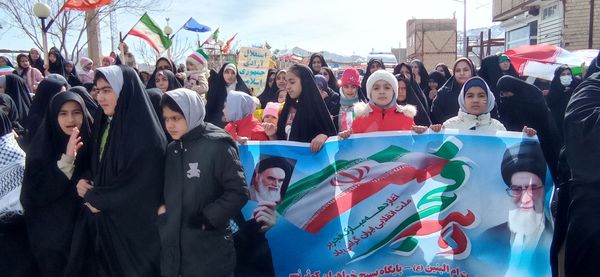 خروش پرشکوه مردم نسر در دفاع از آرمان‌های انقلاب اسلامی در راهپیمایی ۲۲ بهمن