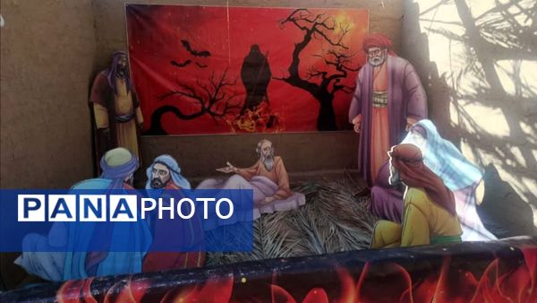 بازدید دانش‌آموزان دبیرستان علوم و معارف اسلامی صدرا از نمایشگاه حدیث غربت