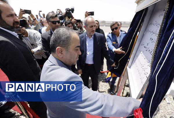 افتتاح پروژه انتقال گاز دشتک زابل به نهبندان