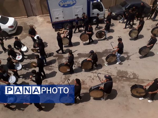 مراسم عاشورای حسینی در روستای بزنجرد