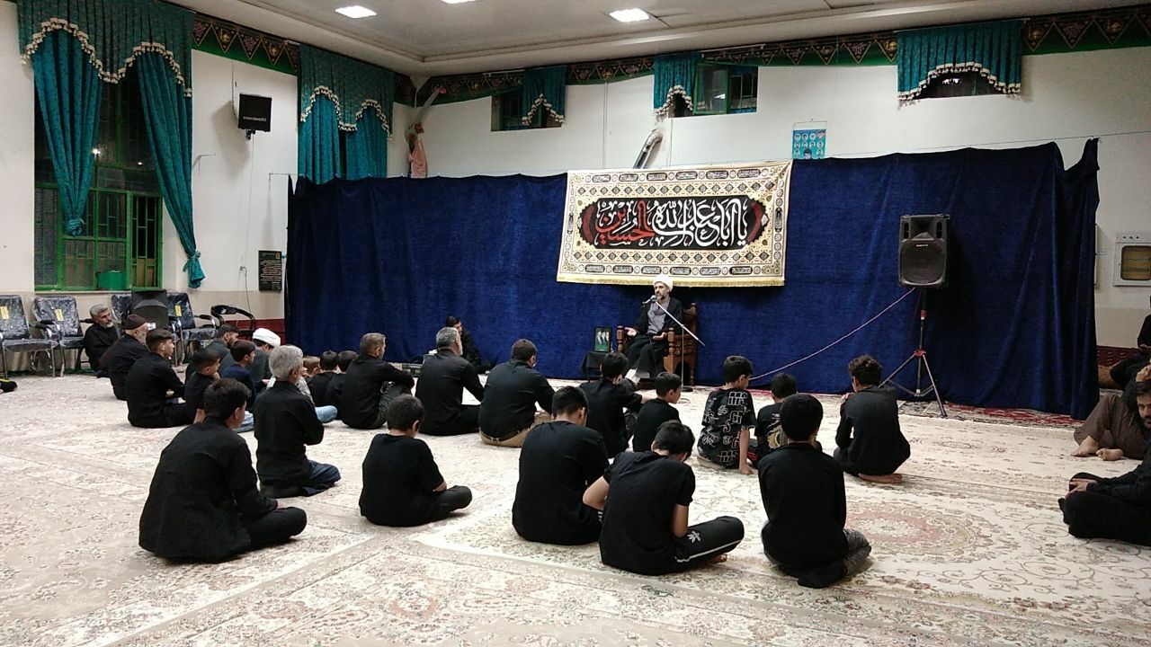 مراسم عزاداری در مسجد الغدیر 