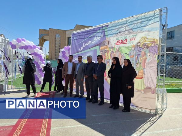 افتتاح زمین چمن هنرستان تربیت بدنی محمد شهرستانی ناحیه ۶ مشهد