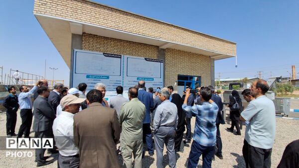 افتتاح تصفیه خانه فاضلاب شهرک صنعتی شهرستان کاشمر با حضور معاون وزیر صمت