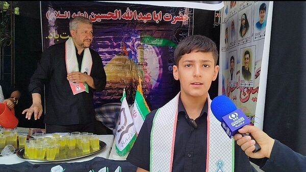 برپایی موکب دانش‌آموزی در روز اربعین حسینی در فاروج