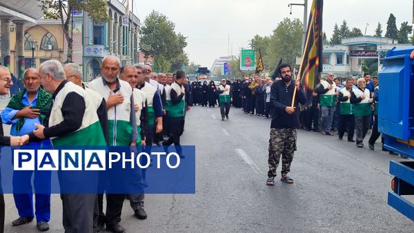 آیین دسته‌روی شهادت امام رضا(ع) در قائمشهر 