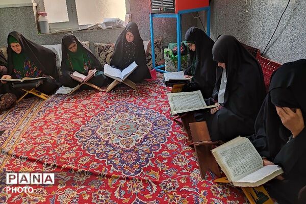 محفل انس با قرآن کریم در مسجد جامع شهر بار