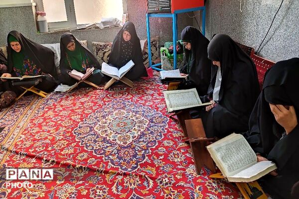 محفل انس با قرآن کریم در مسجد جامع شهر بار