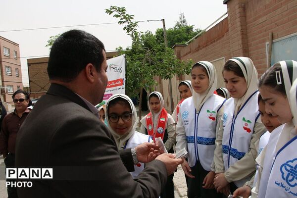  افتتاحیه اتاق بهداشت در مدرسه آیت‌الله خامنه‌ای قرچک به مناسبت هفته سلامت