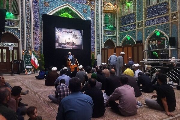 مراسم شهادت  جواد الائمه به همراه اجتماع فرهنگیان در تکیه ابوالفضلی نیشابور 