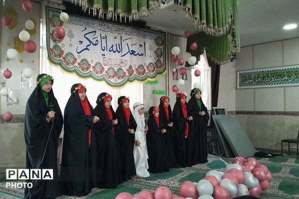 جشن میلاد بانوی صبر و شکوه در مدرسه عباسقلی رهگذر