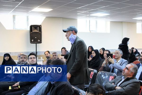 مراسم افتتاح هنرستان دخترانه ۱۸ کلاسه ربیعی در بروجرد 