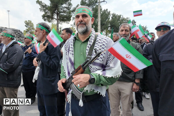 رزمایش «جان‌فدا برای ایران امام‌رضایی» در کرمانشاه 