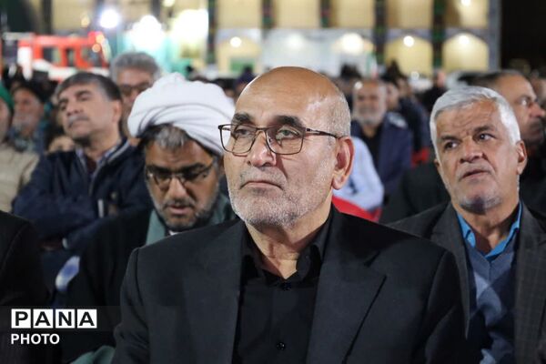 حضور صادق حسین زاده ملکی، معاون پرورشی و فرهنگی وزارت آموزش و پرورش در تجمع فرهنگیان زارچ
