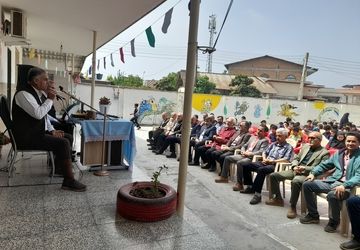 مراسم تجلیل از معلمان روستای خردونکلا بابل