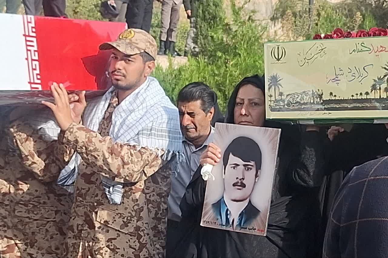 آیین استقبال و تشییع پیکر پاک و مطهر ۱۶ شهید گمنام