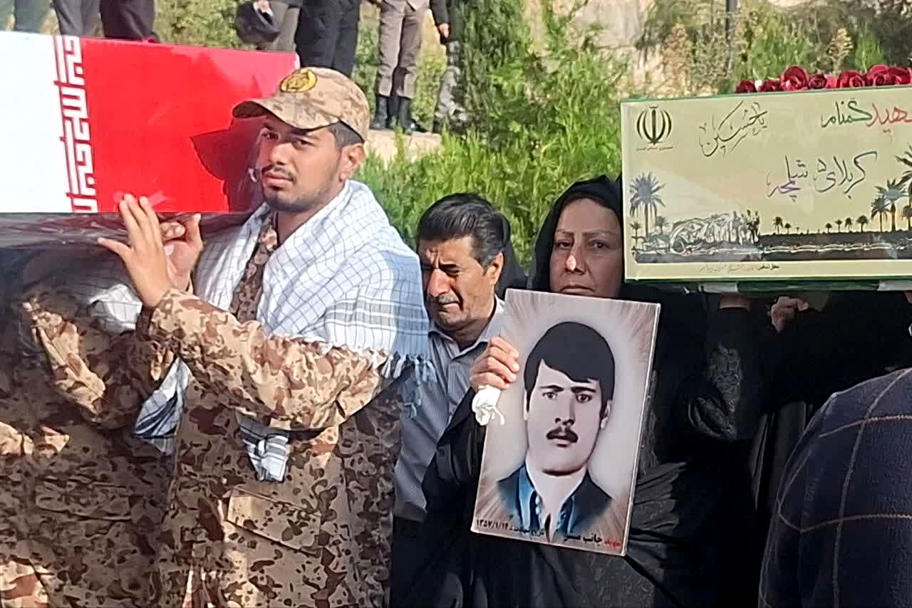 آیین استقبال و تشییع پیکر پاک و مطهر ۱۶ شهید گمنام