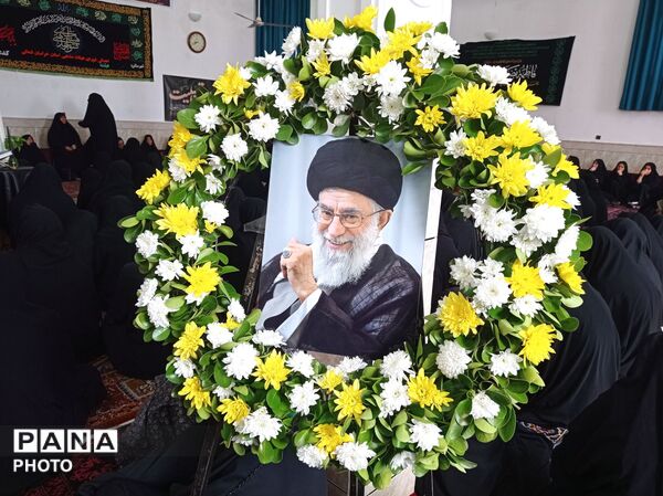 حضور پرشور و پر رنگ فرهنگیان جاجرم  در عزای رهبر شهید 