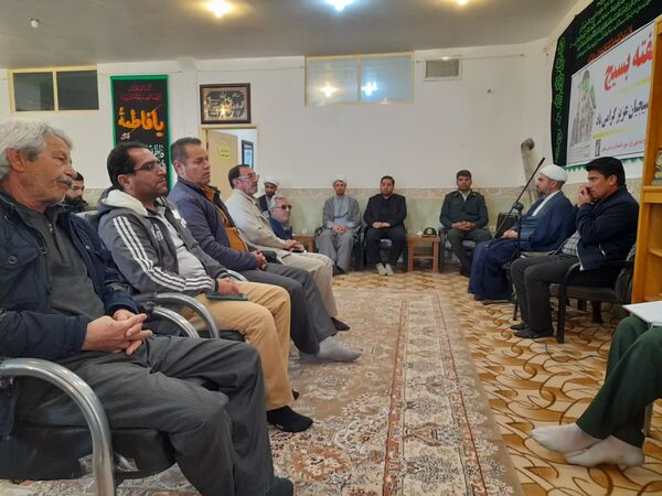 مراسم گرامیداشت هفته بسیج در شهر قاضی