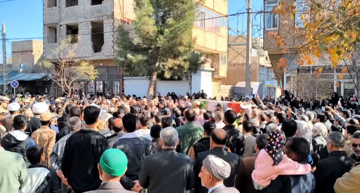  بدرقه باشکوه شهید خوشنام دفاع مقدس در سرخس