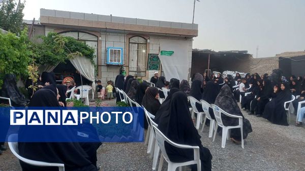 روضه خانگی در ایام محرم در روستای نقاب شهرستان خلیل آباد