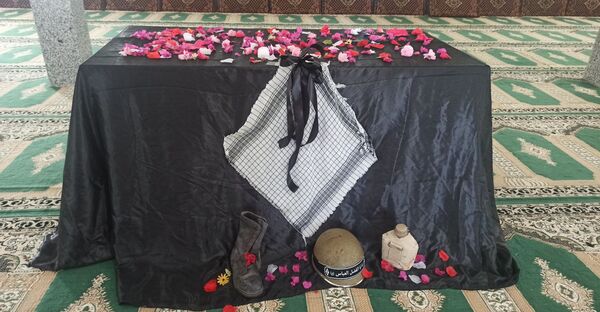 شهید گمنام مهمان مردم روستای رضوان شد