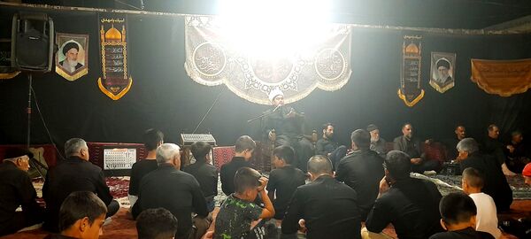 مراسم عزاداری دهه اول محرم در مسجد چهارده معصوم  نیشابور 